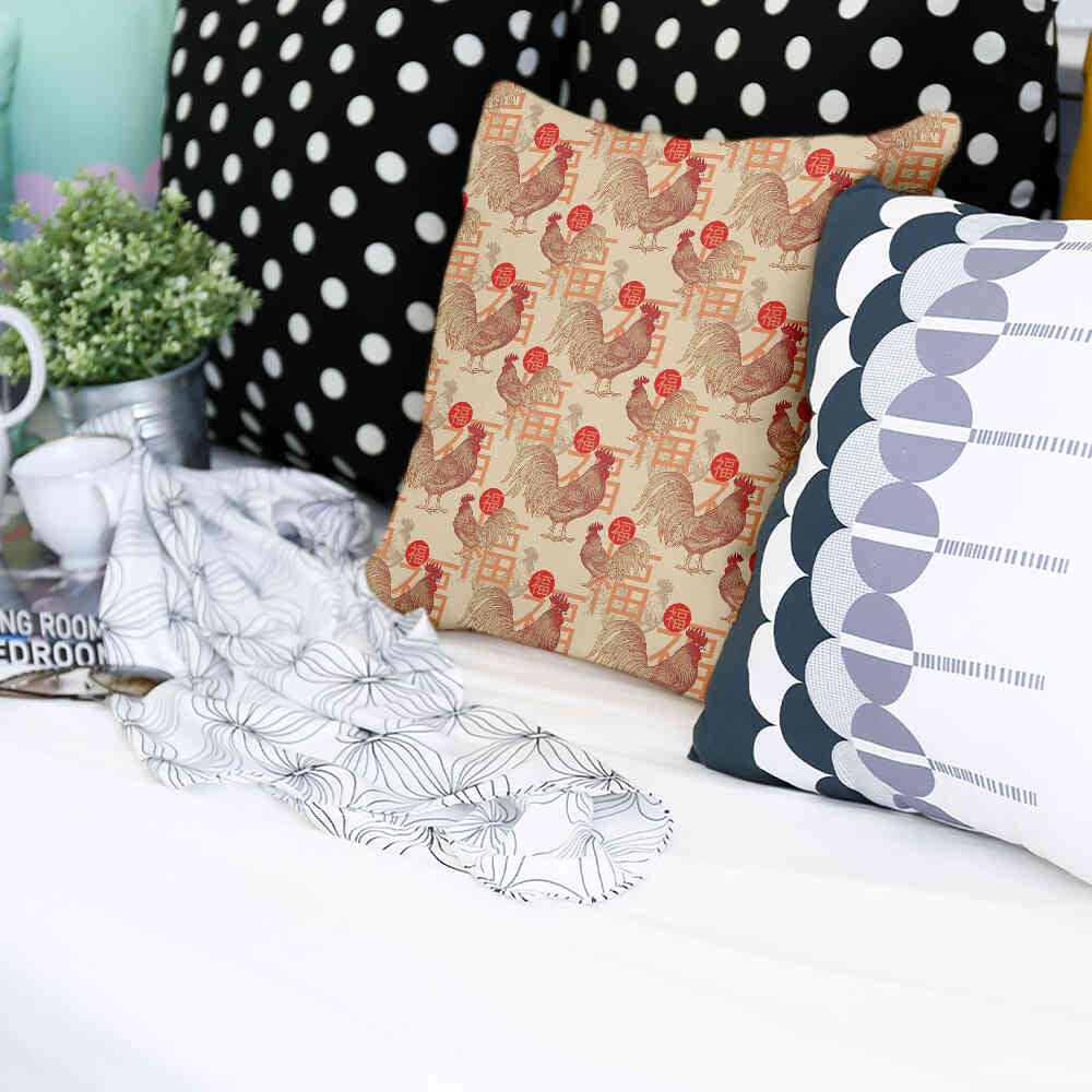 Gesundheitskissen chinesischer Hahn