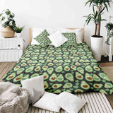Therapiedekens katoenen hoes groene avocado's