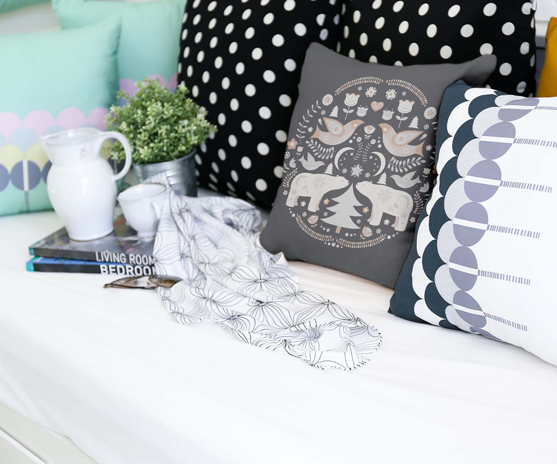 Gezondheidskussen Kerstmis in Moskou