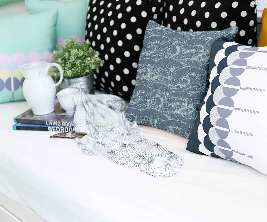 Gezondheidskussen golven in de zee