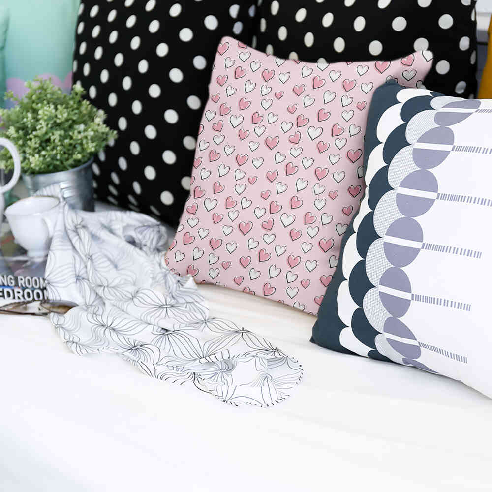 Gezondheidskussen schattige hartjes