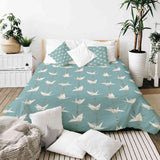 Therapiedekens beddengoed hoes Origami zwaan