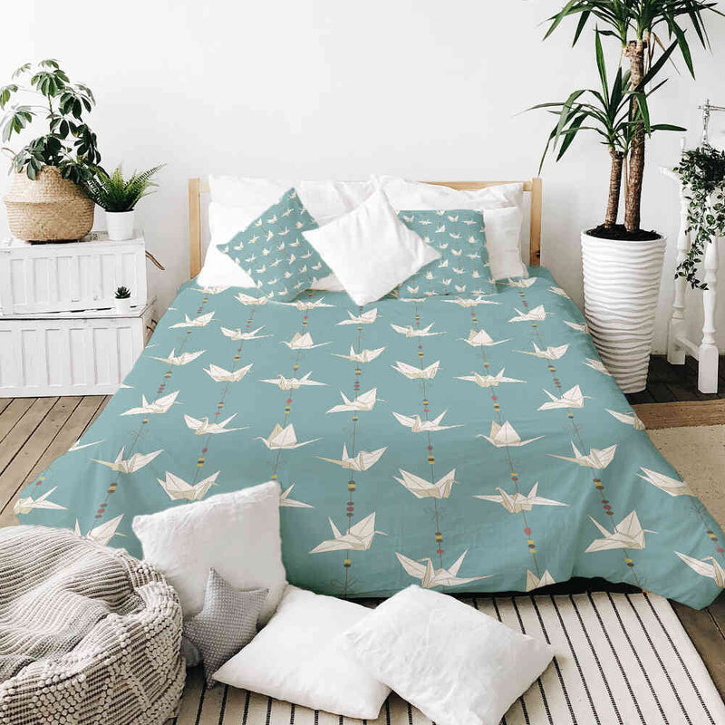 Therapiedekens beddengoed hoes Origami zwaan