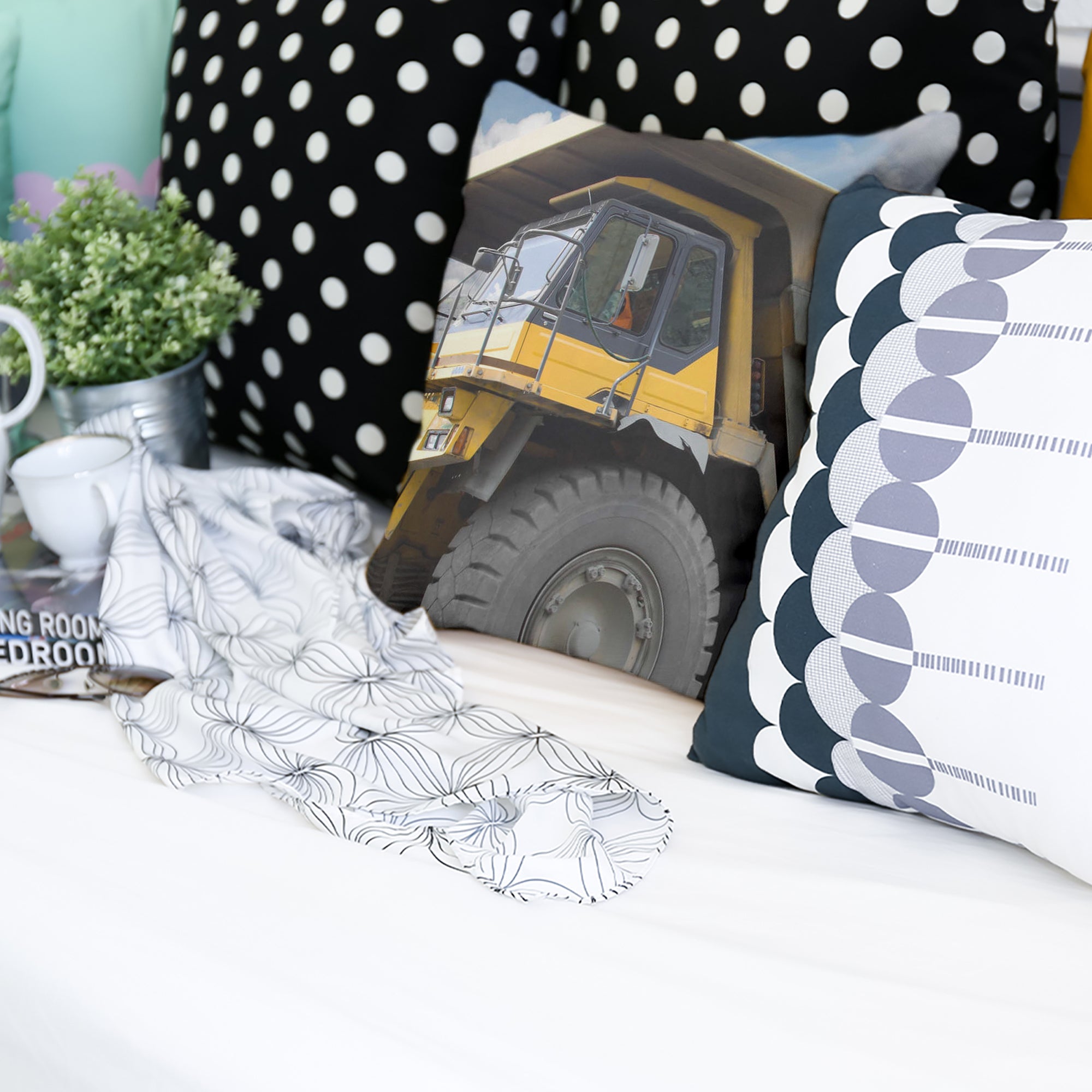 Gesundheitskissen Gelber LKW