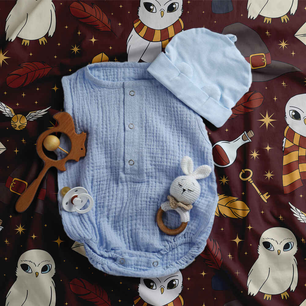 Originele therapiedeken - katoenen hoes bruin Hedwig