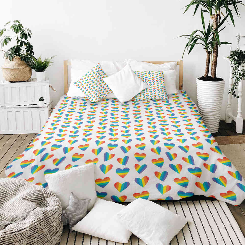 Original Therapiedecke - Baumwollbezug LOVE IS LOVE