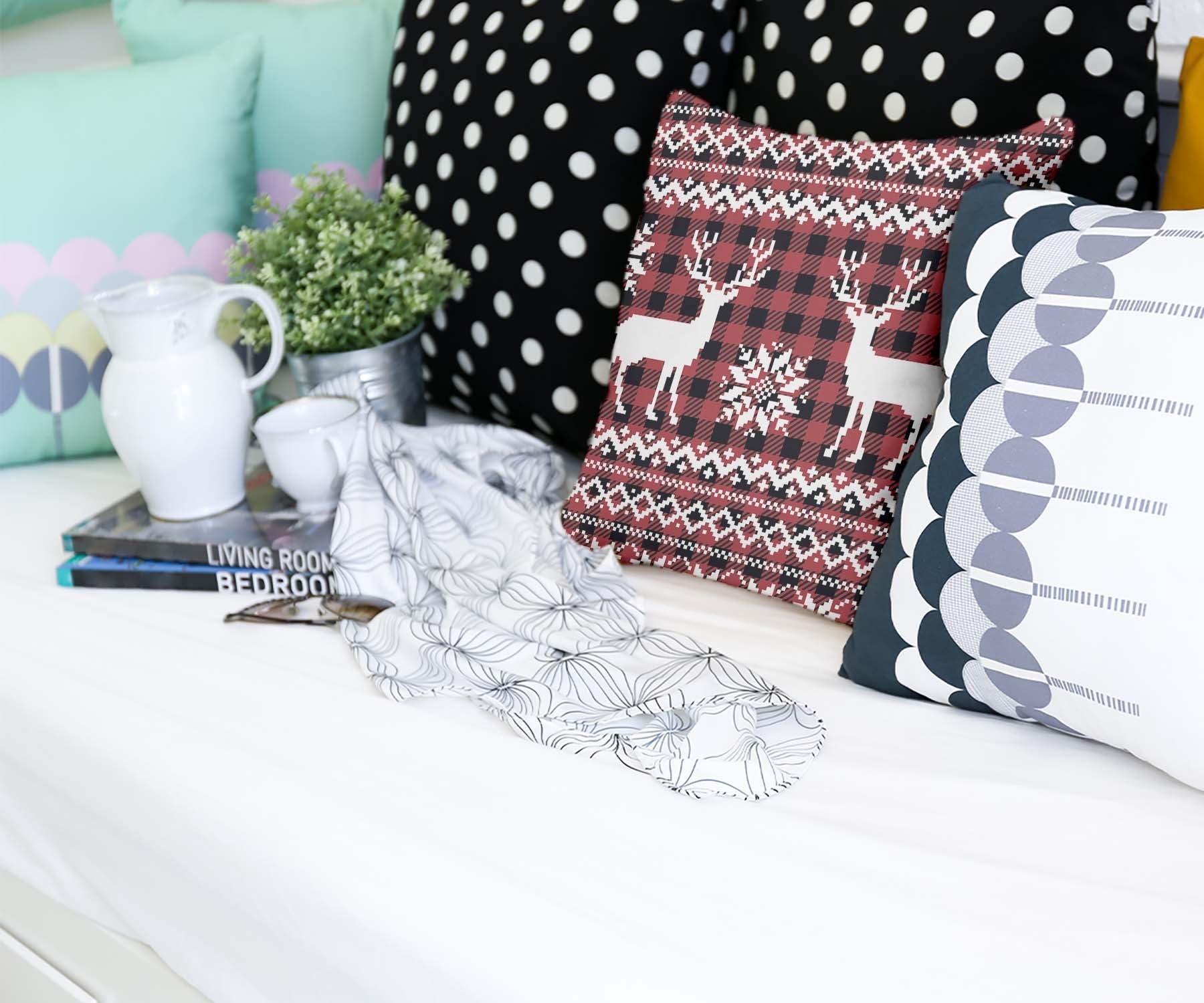 Gezondheidskussen Karo met rendier