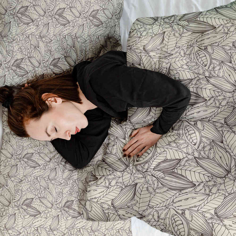 Therapiedekens katoenen hoes cacaoplant
