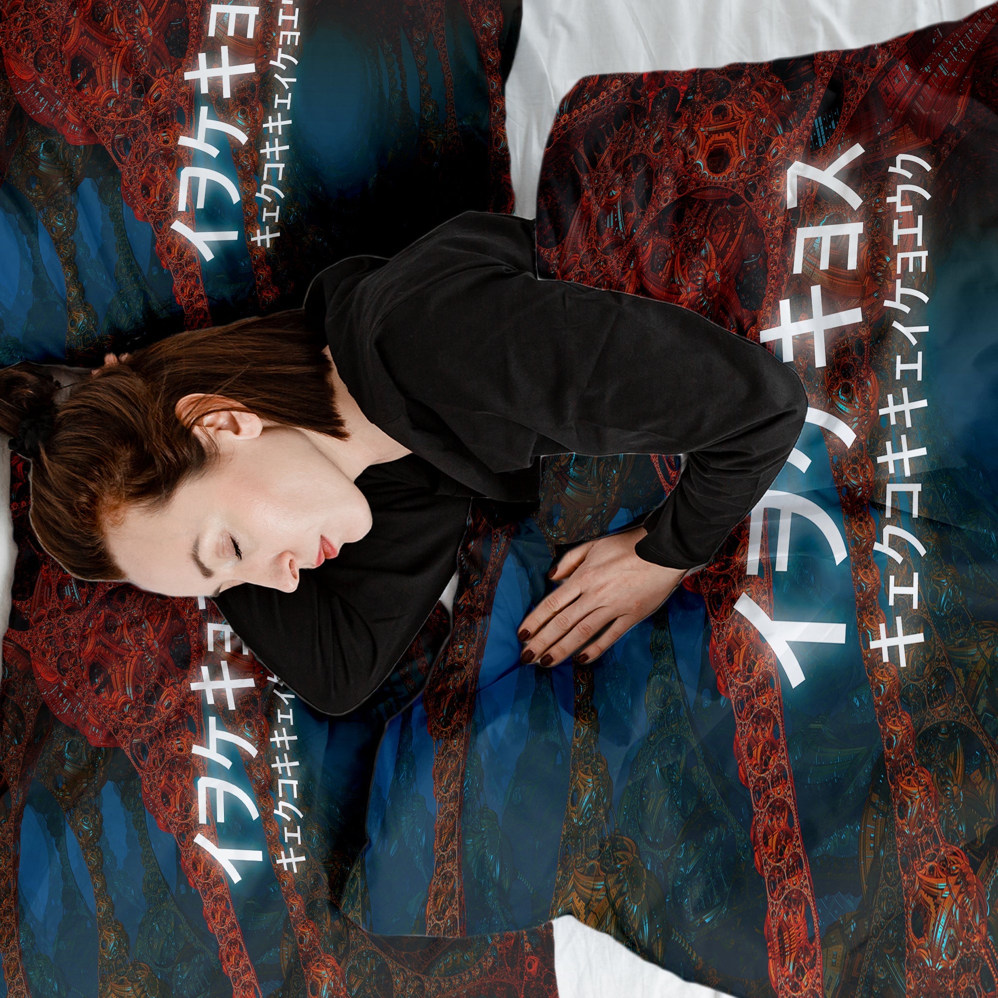 Originele therapiedeken - katoenen hoes met Chinese tekst