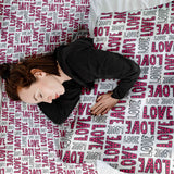 Therapiedekens Beddengoed Set Wit L.O.V.E