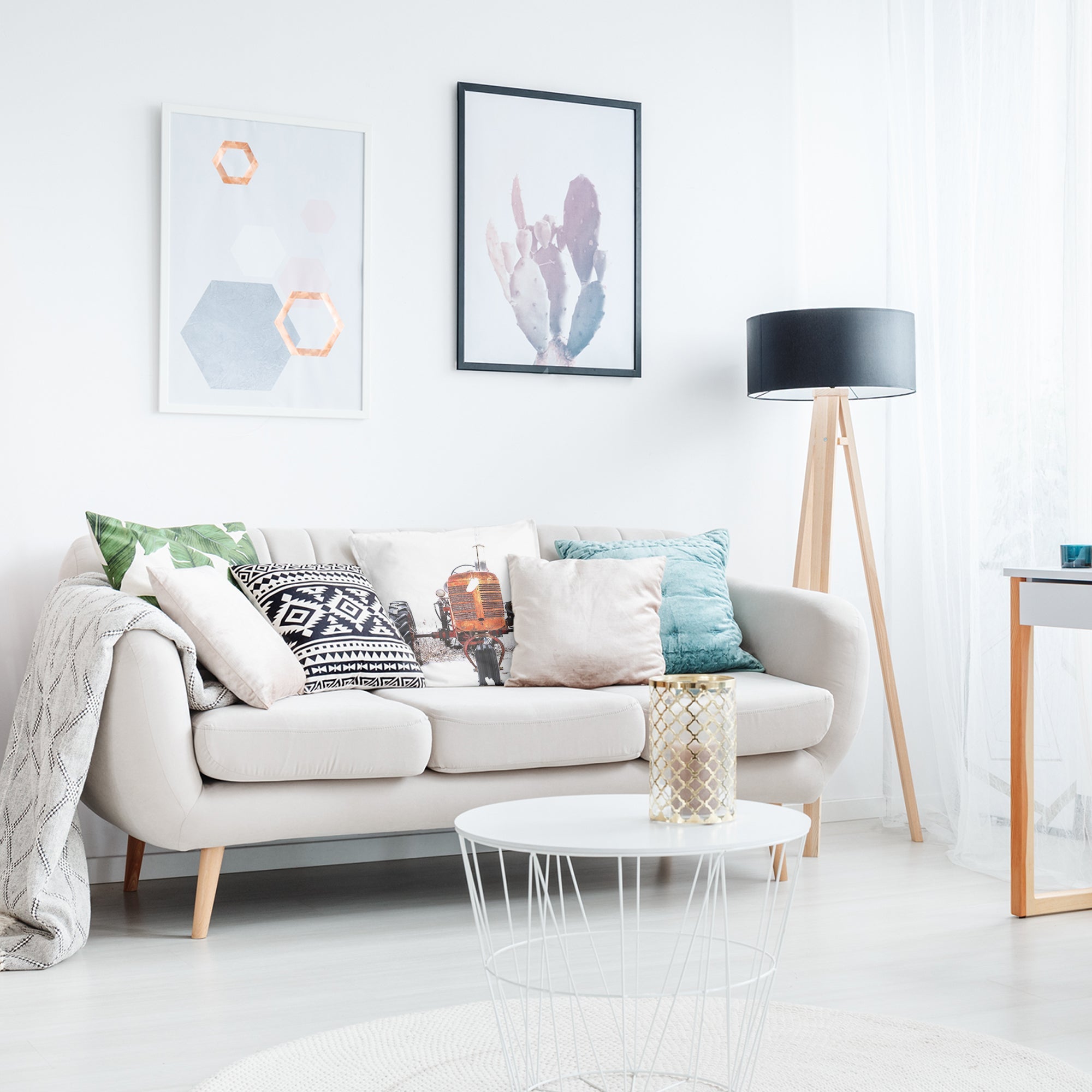 Gesundheitskissen Traktor in Orange