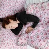 Therapiedekens beddengoed set schattige hartjes