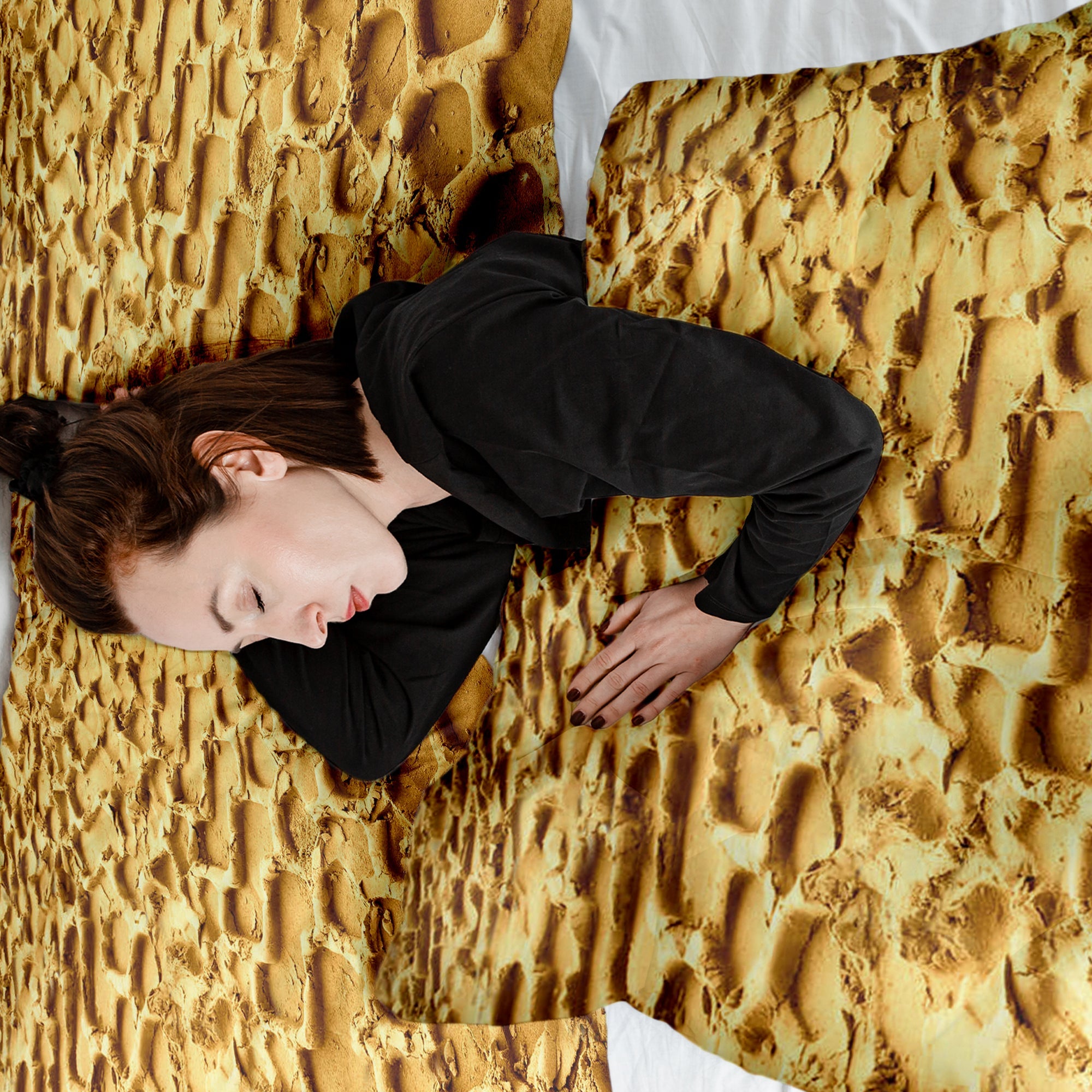 Original Therapiedecke - Baumwoll Bettwäsche Set Reifenabdruck