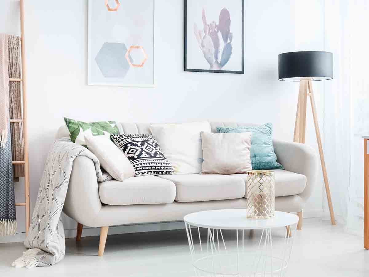 Gezondheidskussen bonte strepen