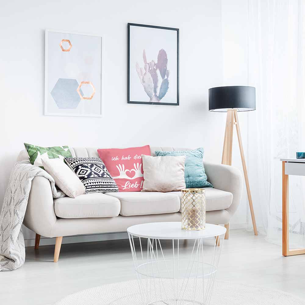 Gezondheidskussen Roze Ik hou van je