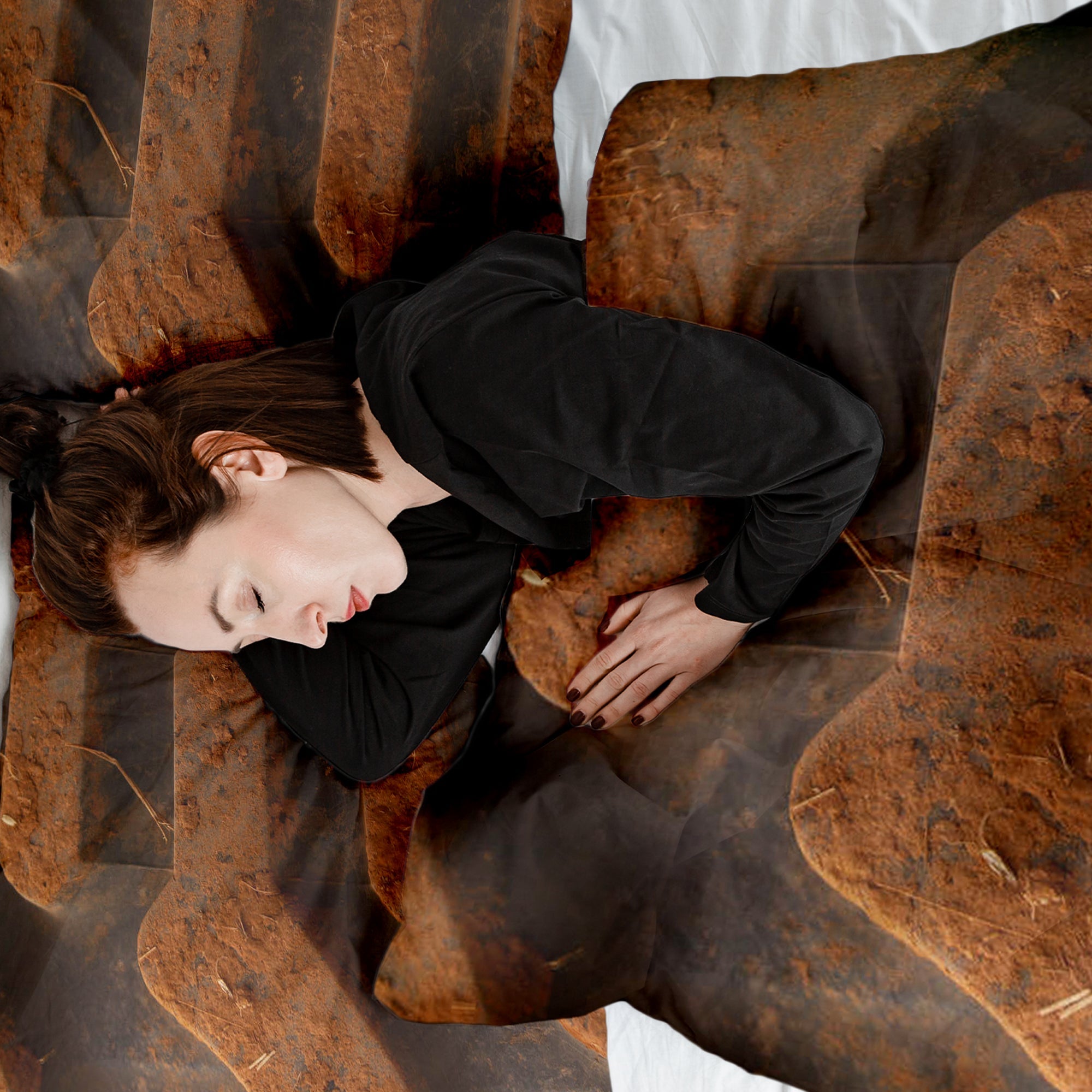 Therapiedekens Beddengoed Set Bruine Aarde