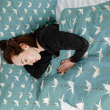 Therapiedekens beddengoed hoes Origami zwaan