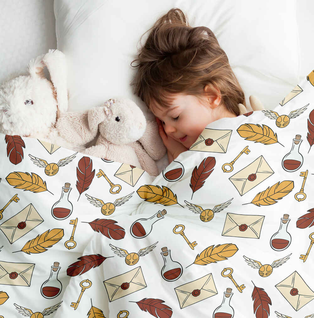 Original Therapiedecke - Baumwoll Bettwäsche Set Goldener Schnatz