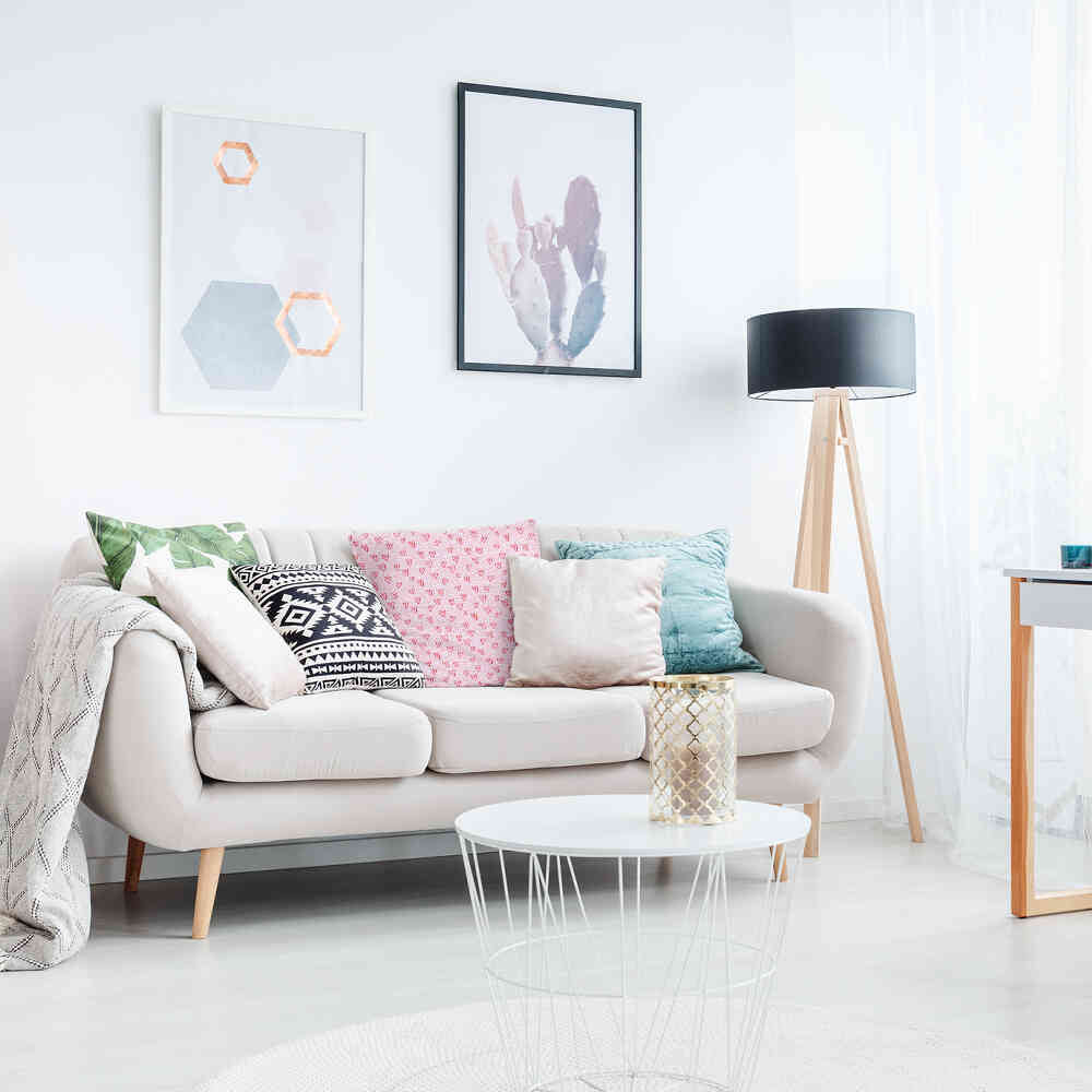 Gesundheitskissen Rosa rote Herzen