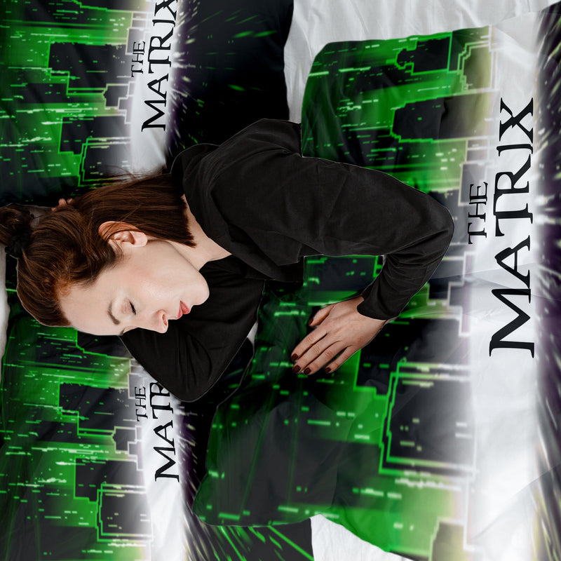 Therapiedecken beddengoed set stad The Matrix