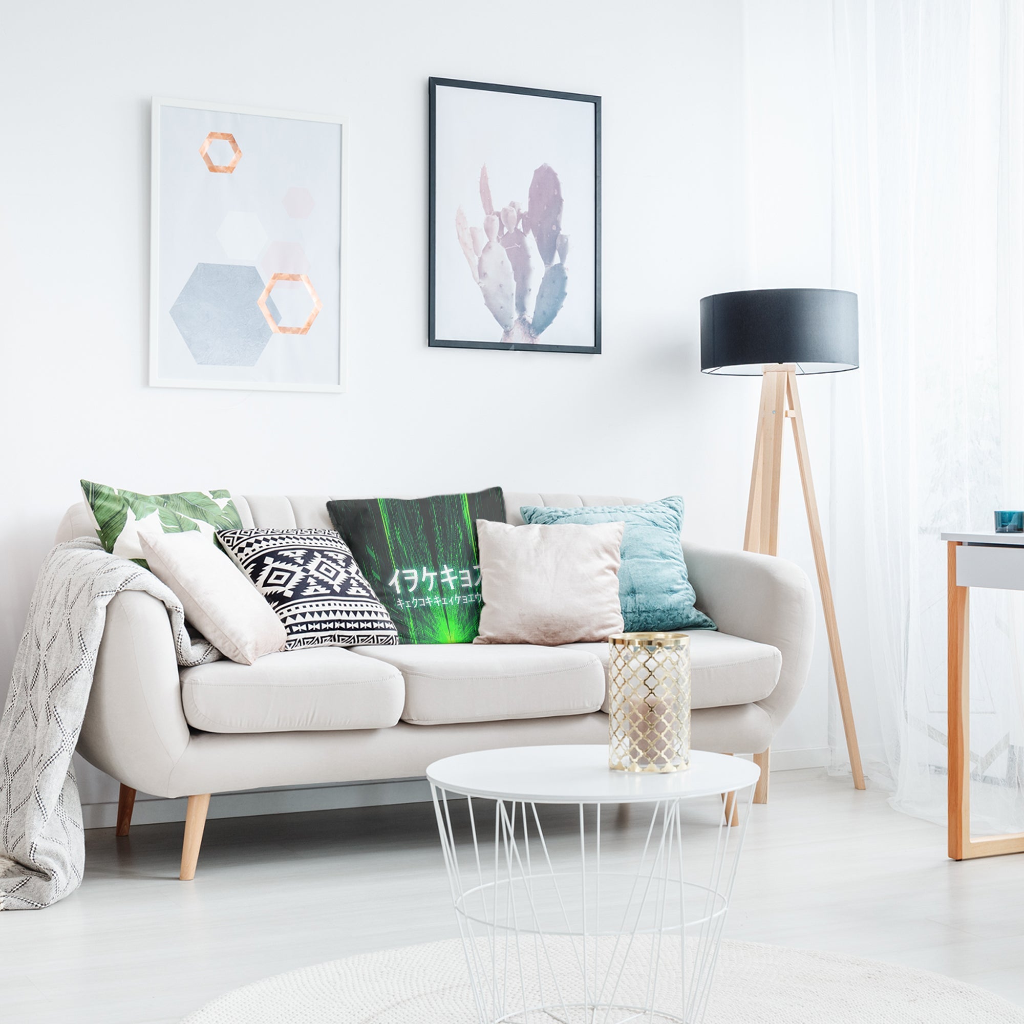 Gesundheitskissen mit chinesischem Schriftzug