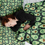 Therapiedekens katoenen hoes groene avocado's