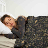 Therapiedekens Beddengoed Set Zwart Magie