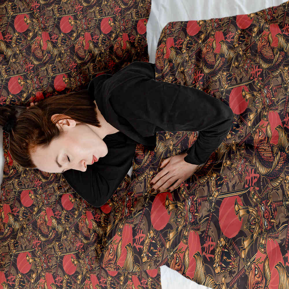 Therapiedekens beddengoed set Chinese vechtsport