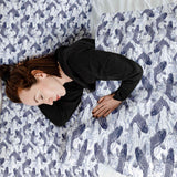 Therapiedekens katoenen hoes blauwe Kois