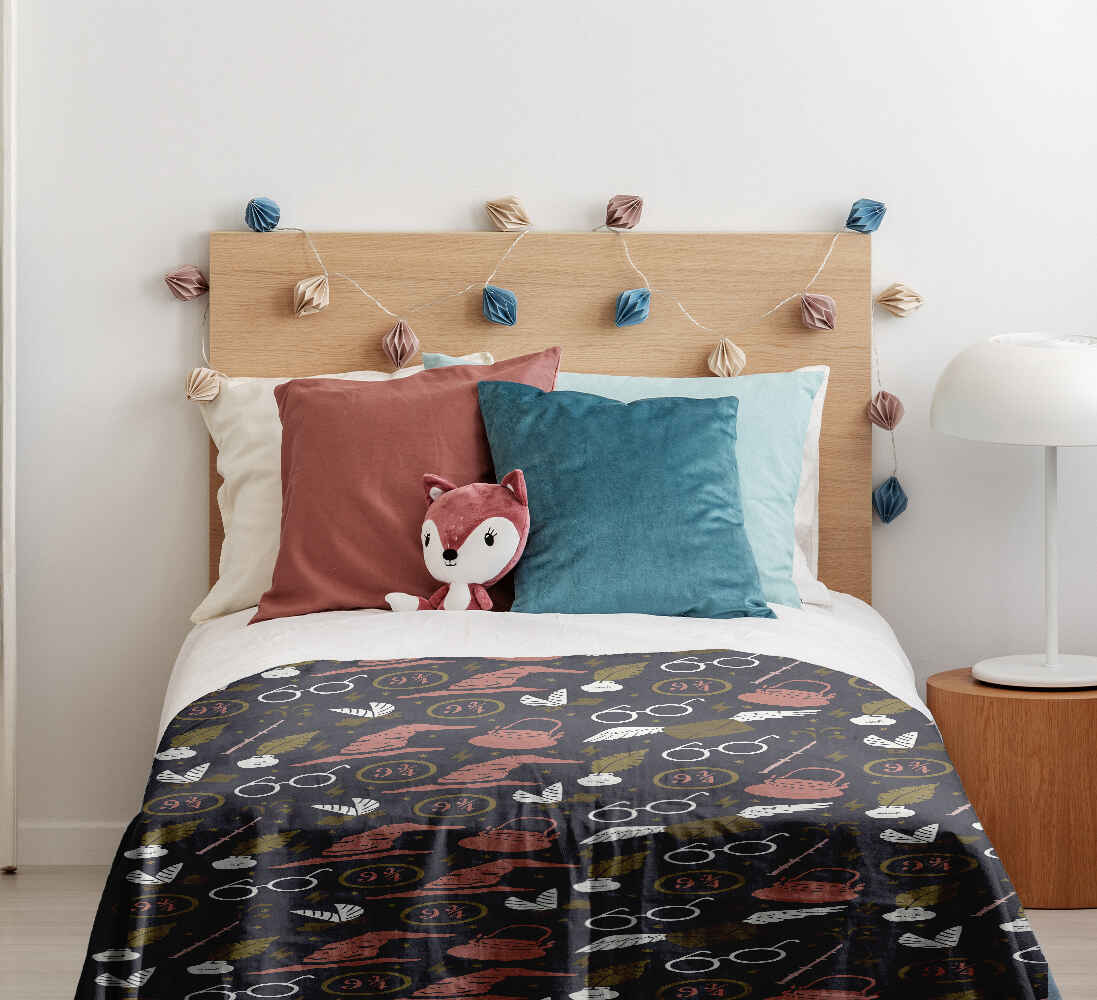 Original Therapiedecke - Baumwoll Bettwäsche Set Schwarz Zauberei