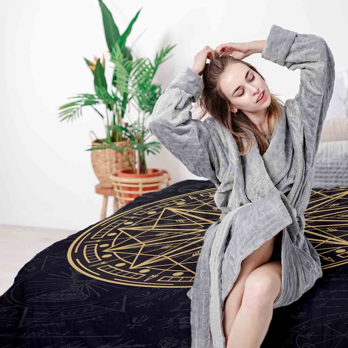 Original Therapiedecke - Baumwoll Bettwäsche Set Mystik Mandala