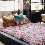 Therapiedekens beddengoed set schattige hartjes