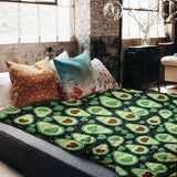 Therapiedekens katoenen hoes groene avocado's
