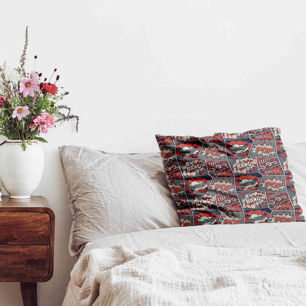 Gezondheidskussen Rood met Stripboek