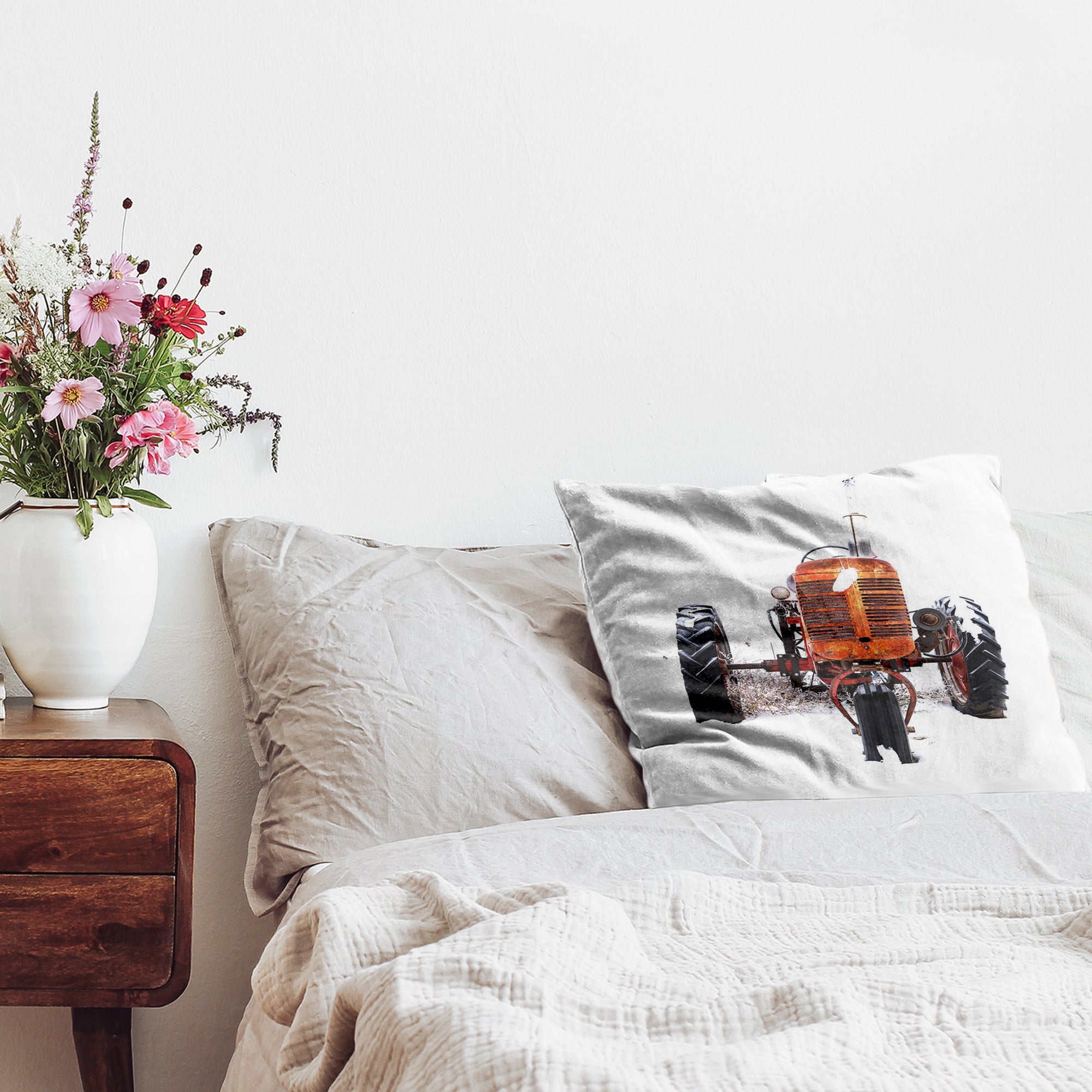 Gesundheitskissen Traktor in Orange