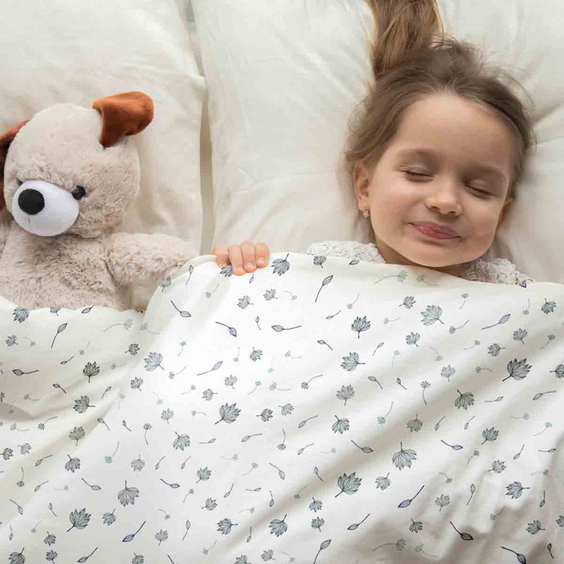 Therapie dekens katoenen hoes vliegende bladeren