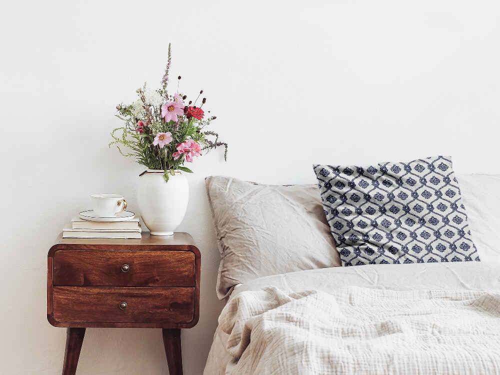 Gesundheitskissen blaues Seemannsmuster