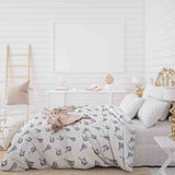 Therapiedekens Beddengoed Set Wit met Boho Oorbellen
