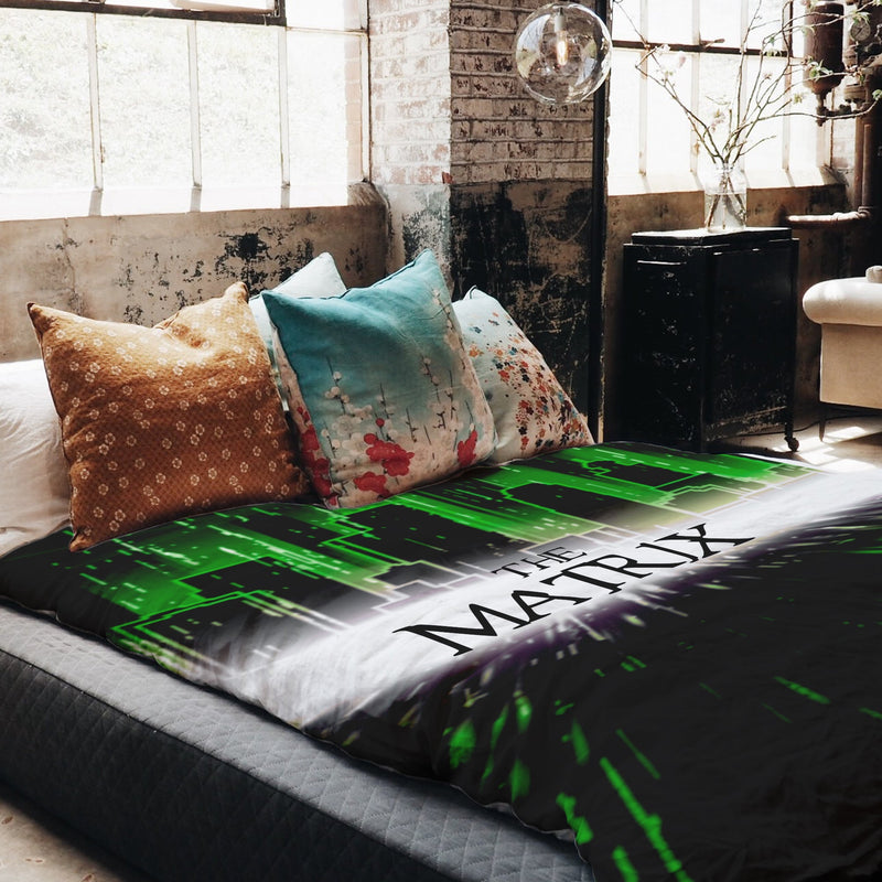 Therapiedecken beddengoed set stad The Matrix
