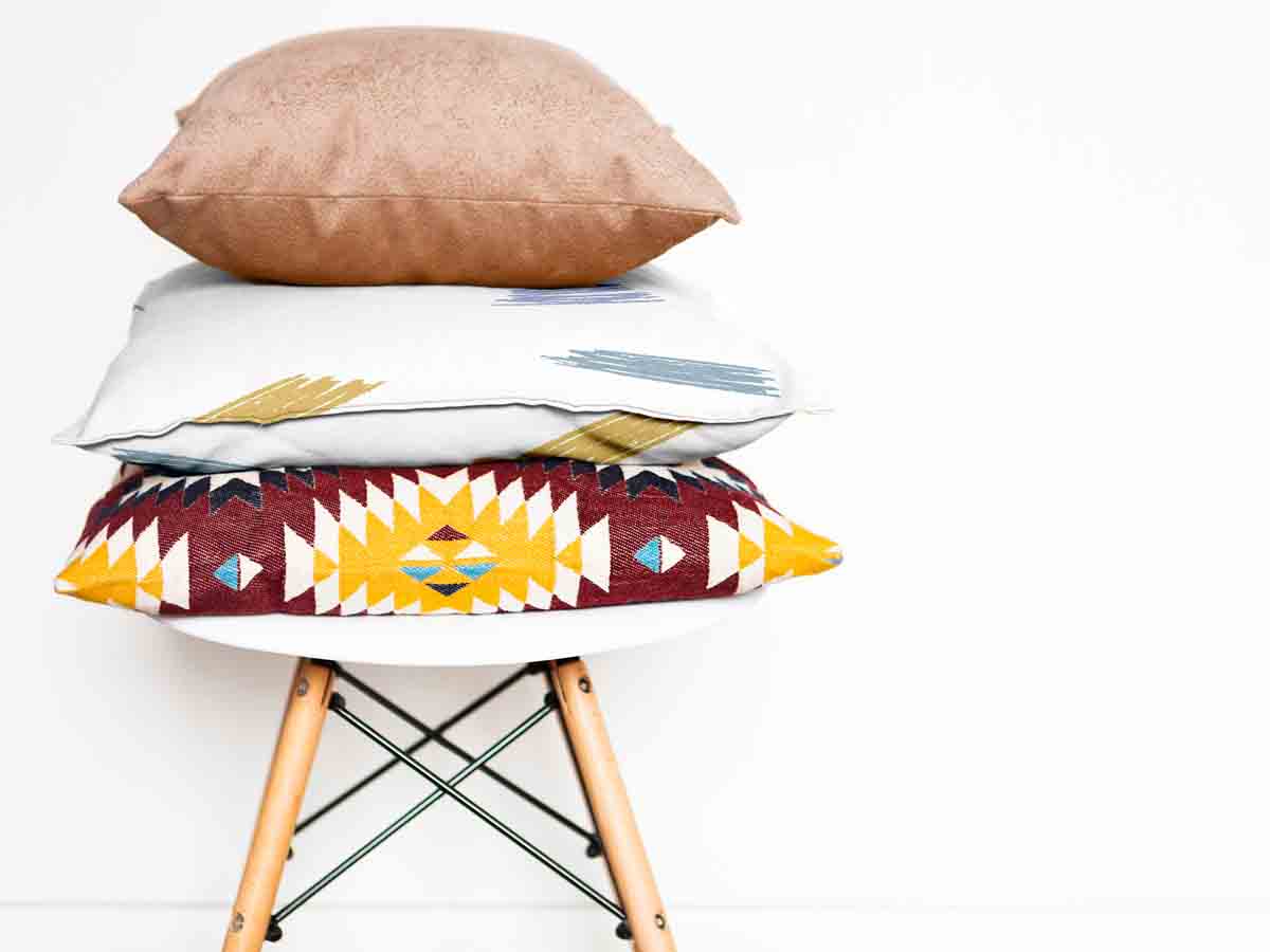 Gezondheidskussen bonte strepen