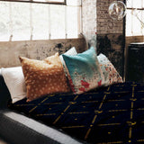 Therapiedekens katoenen hoes blauw met anker