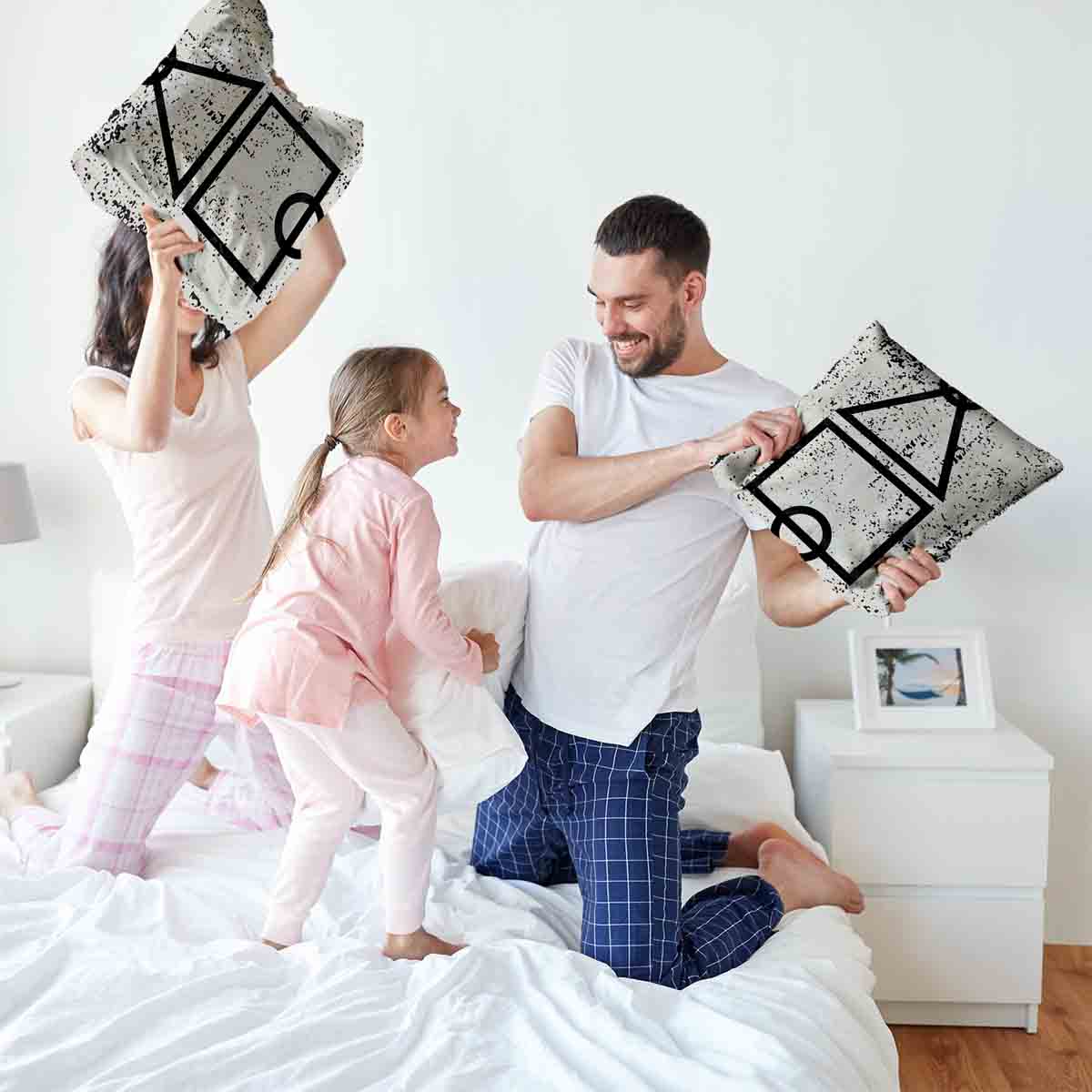 Gesundheitskissen Weiß Dalgona Formen