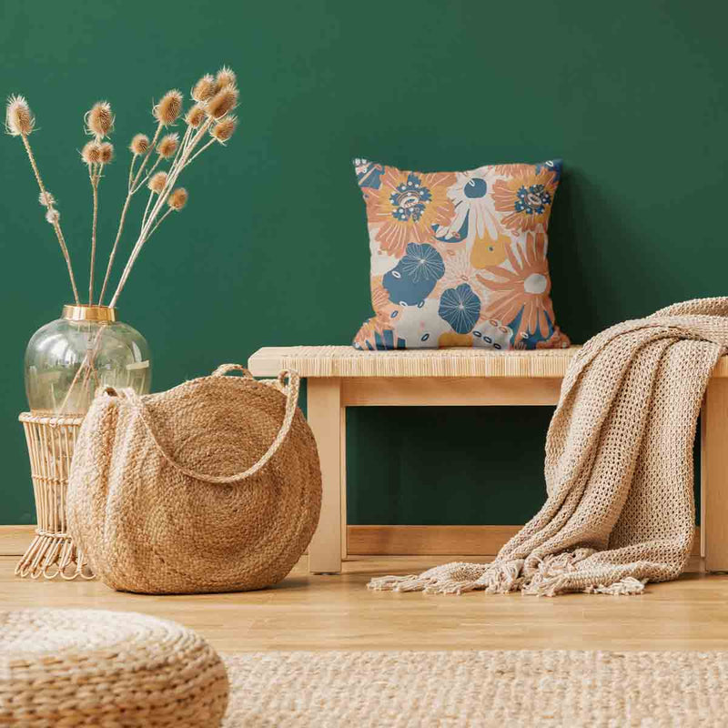 Gezondheidskussen met Gerbera bloemen
