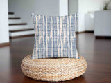 Gezondheidskussen met blauw patroon
