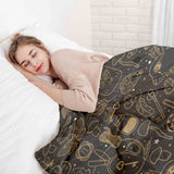 Therapiedekens Beddengoed Set Zwart Magie