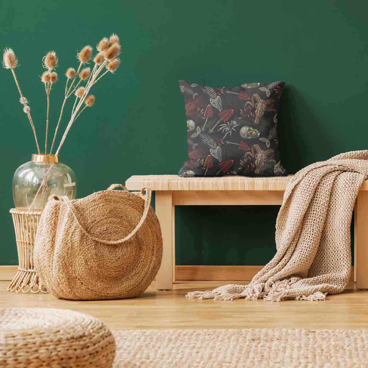 Gesundheitskissen Halloween Skelett