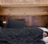 Therapiedekens katoenen hoes blauw met anker