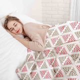 Therapiedekens Beddengoed Set kerstige driehoeken
