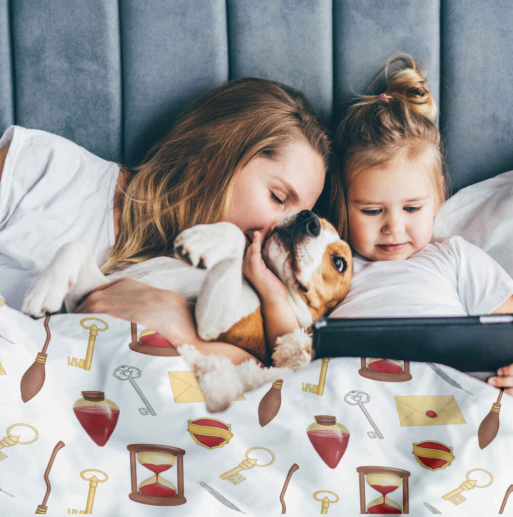 Therapiedekens Beddengoed Set Wit Magic