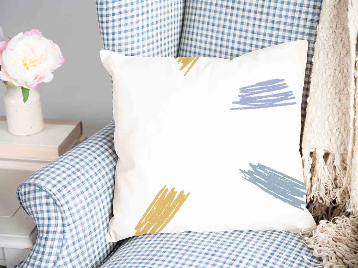 Gezondheidskussen bonte strepen